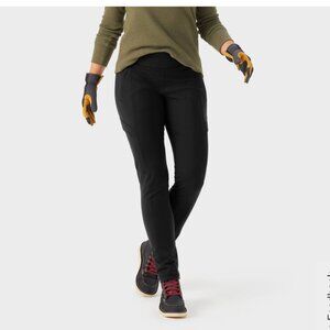 Duluth Trading Women's NoGA Namastash Slim Leg Pants Black Size S NWT $ 89